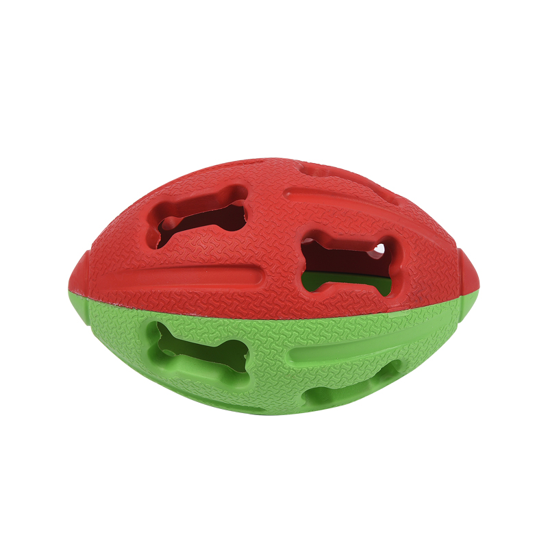 Rubber Olive Ball LED Dog Mestecă Jucării naturale sigure pentru animale de companie